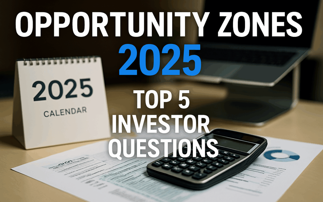 Opportunity Zones in 2025: The 5 Questions Every Investor Asks (And Why This Window of Opportunity Is Critical)